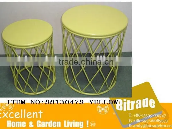 Set of Two Metal Round Chair photo-5