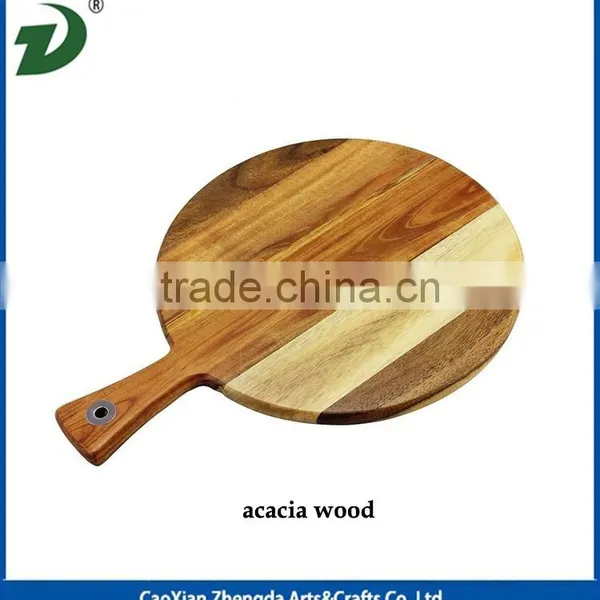 Mountain Woods Gourmet Acacia Hardwood Pizza Peel/Cutting Board/Serving Tray photo-3