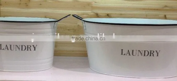Laundry Bucket With Black Rim photo-3