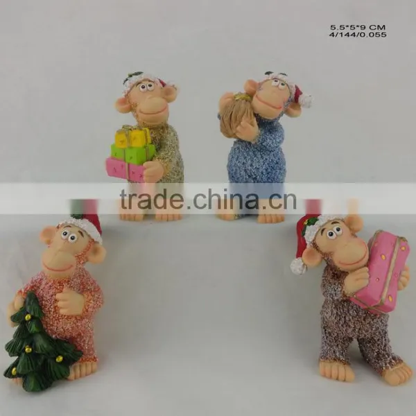 Resin Christmas Monkey Sculpture for 2016 photo-2