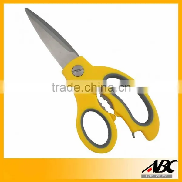 Hot-selling Black Color Handle Kitchen Utility Scissors photo-2