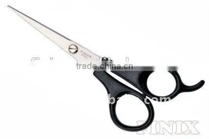 Professional Satin Finish Zinc-Alloy Grip Trimming Beard Scissors photo-6