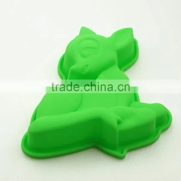 11188 FDA/LFGB Deer Shape Silicone Cake Mold photo-4