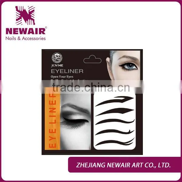 Joyme Black Paint Color Eyeliner Stickers