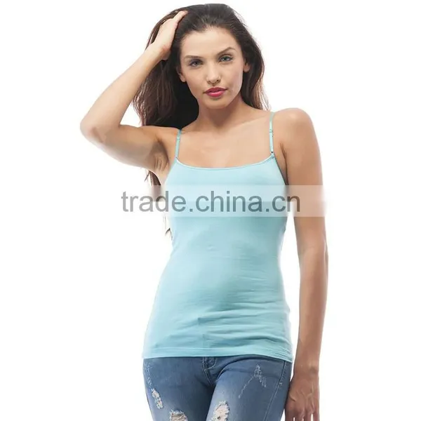 Bulk Blank Women Tank Top 95 Cotton 5 Spandex Ladies New Design Fashion Top photo-2