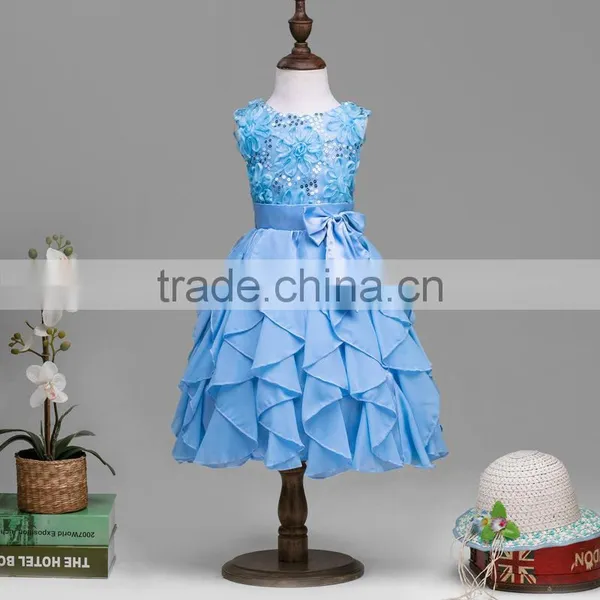 Sleeveless V-Neck Lace Ivory Flower Girl Princess Party Dress 2~12Years CL008938-2 photo-2