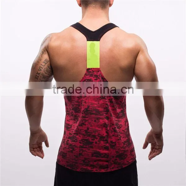 Hot Sale Muscle Tank Top Wholesale Fitness Breathable Body Building Tank Top Men photo-2