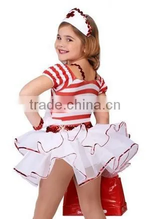 New Stripe Girl Ballet Wear -glisten Girls' Dance Stripe Wear- Glisten School Kid Dance Dress/tutu Ballet -children and Adults photo-2