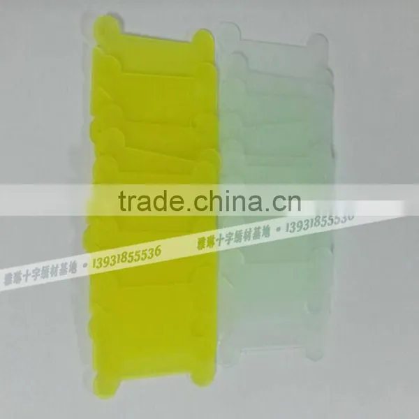 Plastic Card Embroidery Tools Plastic Floss Bobbins Threading Board for Cross Stitch photo-3