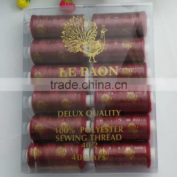 Cotton Poly Spun Core Sewing Thread,polyester Exquisite Embroidery Thread,cotton Embroidery Thread in Box photo-3