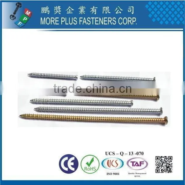 Easy Drive M7.5 With 5 Locking Ribs Deep High Low Thread Self Drilling Zinc Yellow Plated Flat Countersunk Concrete Screws photo-2