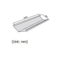 Valley Aluminium Alloy Corrugated Roofing Shingles Tiles Gutter