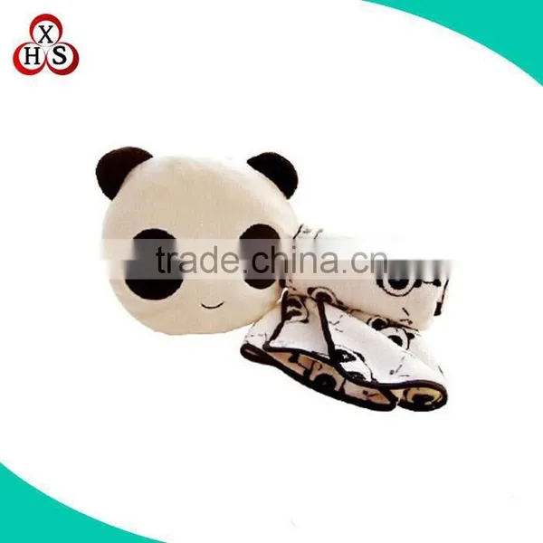 2015 Plush Panda Shape Back Cushion Blanket for Kids photo-2