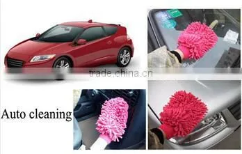 Good Quality Car Washing Gloves New Style Mitt Gloves Microfiber Dual Sided Car Wash Mitts Multipurpose Dust Cleaning Brush photo-5