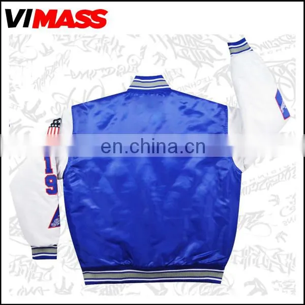 Newest Blue With White Man Printing Jacket, Custom High Quality Fashion Jacket for Men photo-2
