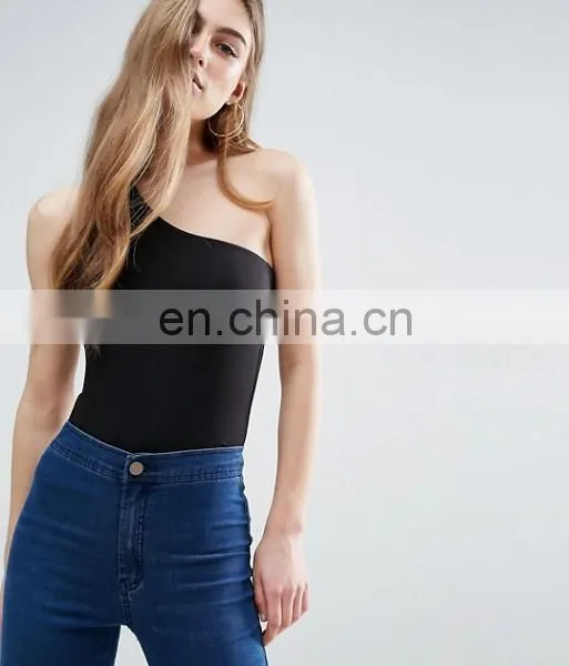 2017 Newest Design Sleeveless One Shoulder Top photo-4
