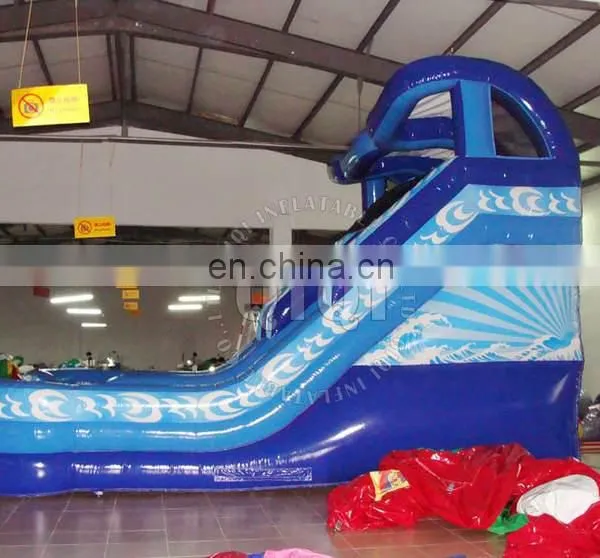 China Double Lane Rental Inflatable Water Slides photo-3