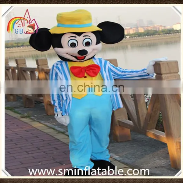 Lovely Mickey Mascot Costume, Plush Figure Mickey With Suit Cosplay Costume photo-3