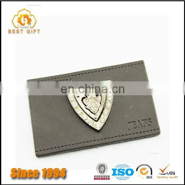 Wholesale Custom Cheap Hardware Jeans Accessories Metal Logo Label Patches photo-2