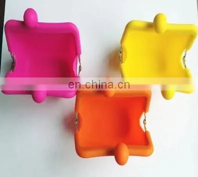 Custom Szie Logo Printed Silicone Rubber Coin Purse/jelly Coin Purse photo-3