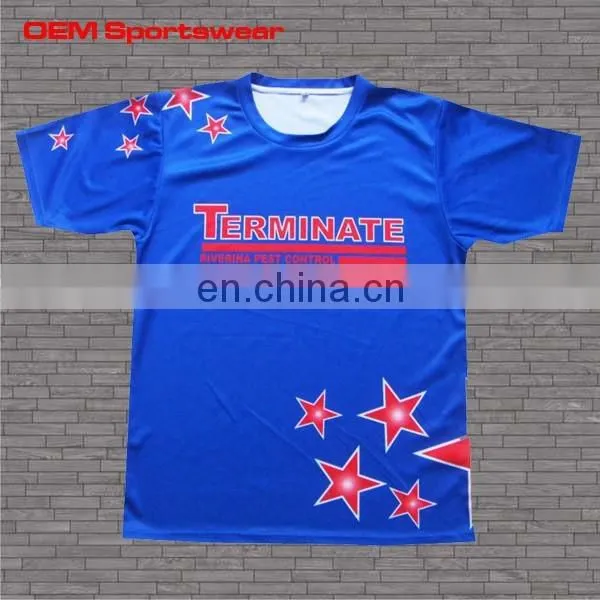 100% Polyester Running Shirt Printed