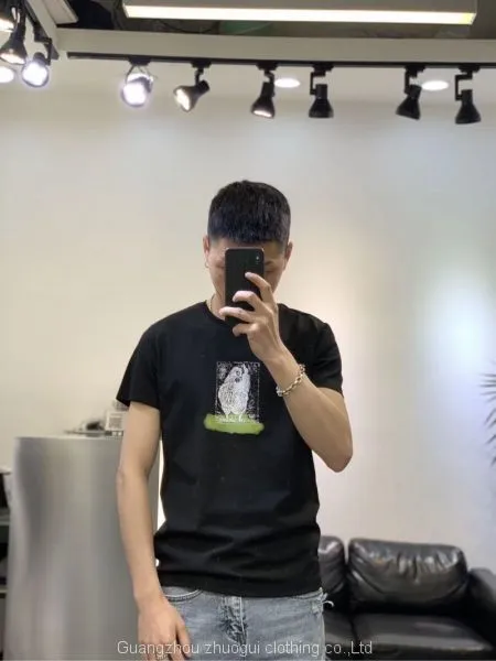 Men’s Fashion Design New Style T-shirt Clothing From Factory2019 Fashion Style Sink Cotton T-shirt