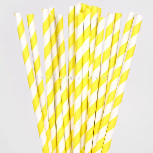 Different Colors Rainbow Striped Paper Straw by Craft Paper photo-3