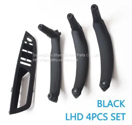4PCS Full SET Interior Door Armrest Panel Pull Handle Trim Replacement For BMW X5 X6 E70 E71