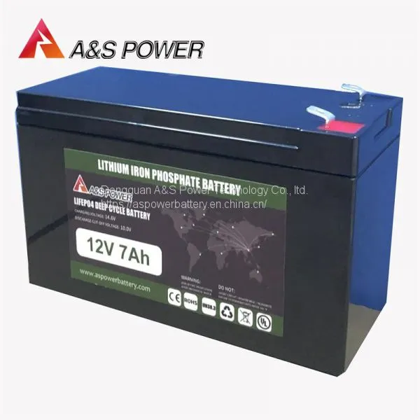 12V 7Ah Auto Battery Stater Battery Lithium Ion Rechargeable Battery Lifepo4 Ebike Battery Manufacturer