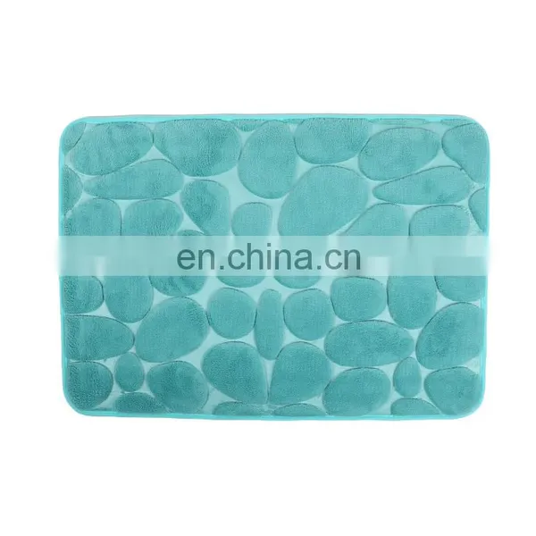 Factory Wholesale Non-Slip Printing Shower Anti Slip Non Memory Foam Bathroom Floor Door Rugs Carpet Mats photo-4