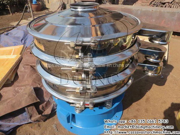 Hot Sale Cassava Starch Sieving Machine Vibration Sieve Which Can be Used in Industrial Plant and Homeshops photo-2
