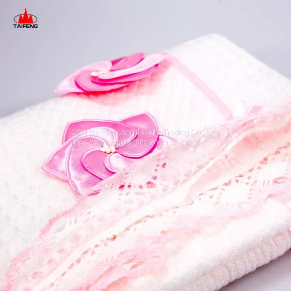 Customized Woven Baby Shawl and Blanket With Super Soft Feel photo-4