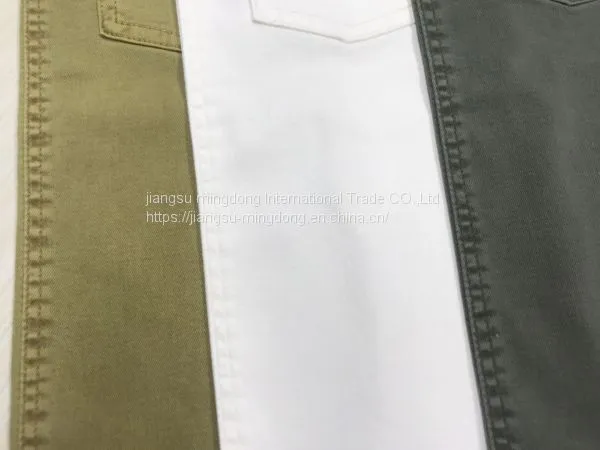47%Cotton 39%Tencel 11%Hemp 3%Spandex Twill Fabric photo-3