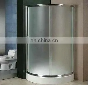 8MM 10MM 12MM 15MM 19MM Tempered Curved Glass Shower Door photo-6