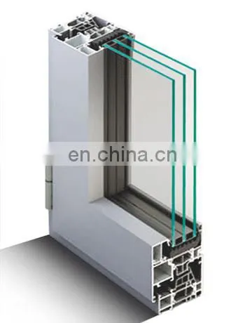 Shengxin New Design Double Glazed Slide Aluminium Frame Sliding Frosted Glass Window With Mosquito Net photo-4