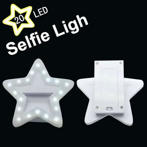 TL-20 Five-pointed Star Mobile Phone Fill Light Selfie Live Broadcast Beauty LED Light Selfie Light Touch Beauty Ring Light Anchor Fill Light
