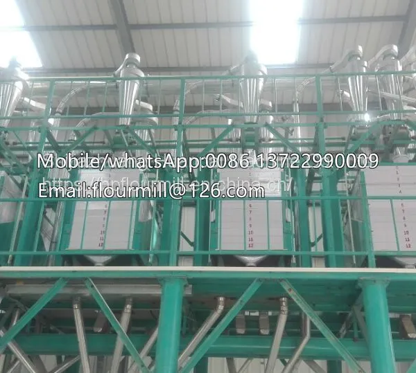 Fully Automatic Advanced Corn Flour Grinder Maize Flour Milling Machine Grain Meal Equipment Grinding