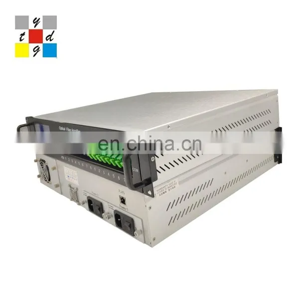 Yantai Yatai 8 Ports Indoor 1550nm High Power Catv Optical Amplifier Cable tv Edfa photo-3