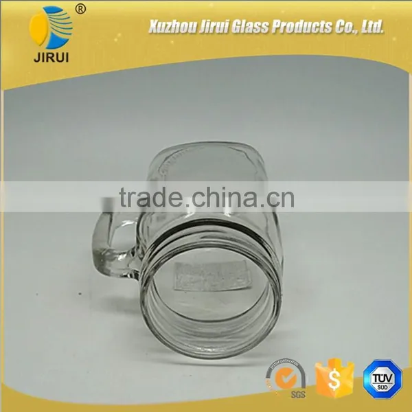 450ml Clear Glass Mason Jar With Handle photo-6