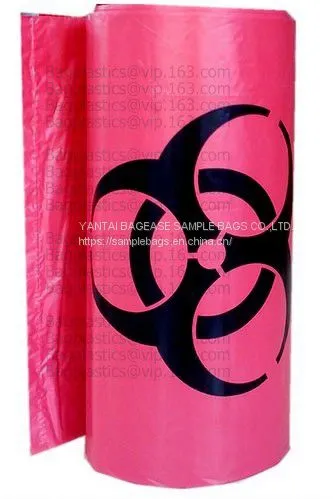 Biohazard Waste Disposal Bags Drawstring, Gallon Capacity, Medical Garbage Bags, High- Temperature Resistant photo-5