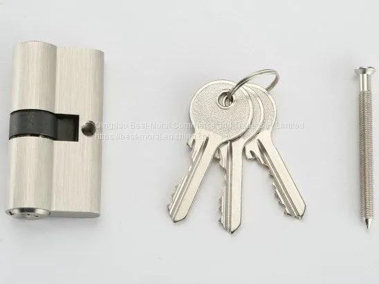 Anti-theft Rust-proof Double Open Euro Profile Brass Lock Cylinder photo-3