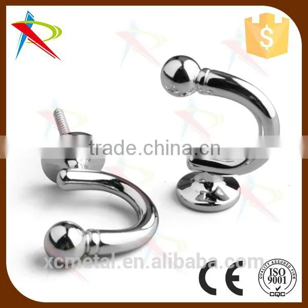 Fancy & Decorative Quality Magnetic Chrome Ball End Curtain Tieback/tassel Hooks /drapery Hooks photo-5
