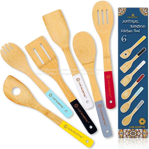 Bamboo Kitchen Spatula/Bamboo Kitchen Utensil Set {wholesale} Original Bamboo Cooking Tools photo-2