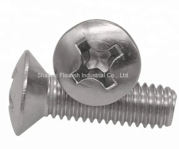 Metric Cross Recessed Screw , Phillips Raised Countersunk Head Machine Screw photo-2