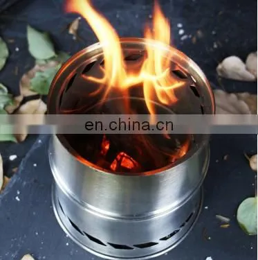 Folding Portable Camping Hiking Backpacking Stainless Steel Burning Stove Camp Stove photo-4
