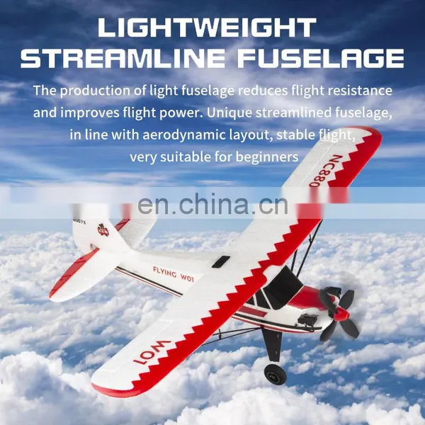 JJRC W01 Remote Control Airplane 6-Axis Gyroscope RC Glider Simulation Stable Flight RC Aircraft Modle Toys photo-5