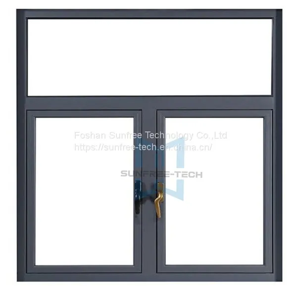 Aluminum Casement Window Anti-thief Thermal Break Aluminum Tilt Turn Window