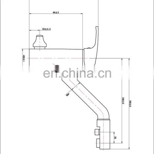 Single Handle Three Way Brass Kitchen Faucet Chrome Plated,Matte Chrome Satin Nickel Kitchen Faucet photo-2