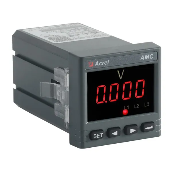 Acrel AC Single Phase Ammeter Display LED With RS485 Communication AMC48-AI/C Panel Mounted photo-2