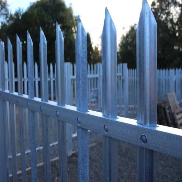 Modern Galvanized Wrought Iron Garden Fence | Oriental-Inspired Steel Picket Fencing photo-2